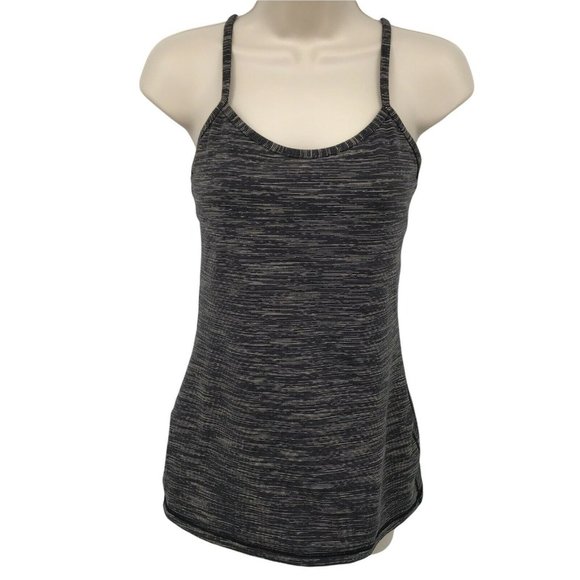 lululemon athletica Tops - Lululemon Womens Sleeveless Spaghetti Strap Yoga Athletic Gray Tank Top Size 6